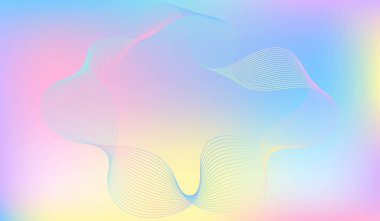 Karanlık soyut arka plan modern teknoloji tarzı ve akış dalgaları. Vektör illüstrasyonu