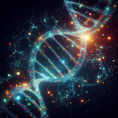 DNA 'nın 3D çizimi