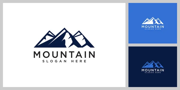 Modelo Design Vetor Logotipo Montanha — Vetor de Stock