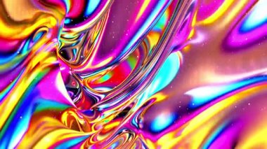 3 Boyutlu Canlı Soyut Dalgalar Canlandırması