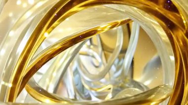 3B soyut Cam Canlandırması