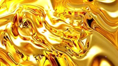 3B Yapılandırma Sıvı Altın Doku Canlandırması