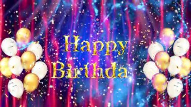 Mutlu Yıllar Altın Metin Canlandırması