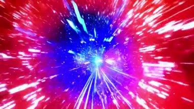 3B Dijital Patlama Tüneli Canlandırması