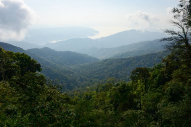 Nan Thailand December 26 2022 viewpoint at Doi Phu Kha Viewpoint on 1715 road ,cool mountain,street market,otop market.