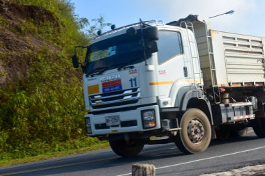 Nan Thailand December 26 2022 viewpoint at Doi Phu Kha Viewpoint on 1715 road ,cool mountain,street market,otop market.