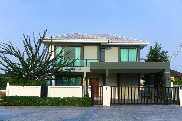 Rayong Tayland 22 Şubat 2023 Tanımlanamayan Lüks Ev Rayong Tayland zengini .