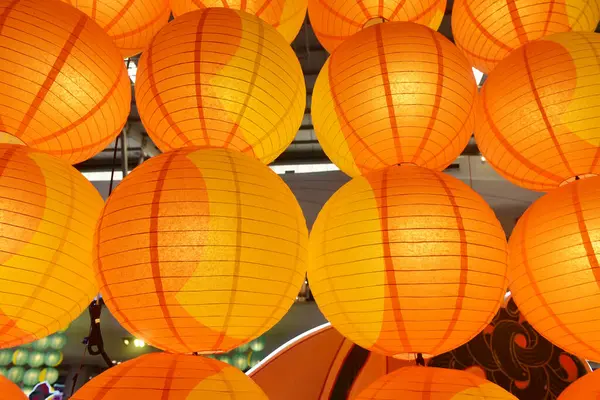 Rayong Thailand February 2023 Chinese New Year Lantern Festival Dragon — Fotografia de Stock