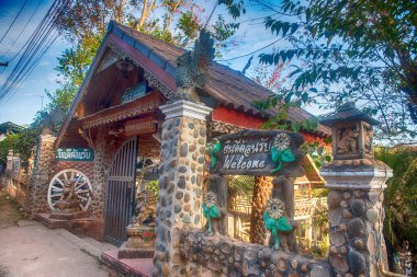 Phitsanulok Thailand January 25 2023 Rongkra village is located at Phitsanulok Province as the south of northern . Ban Rong Kla, Phu Hin Rong Kla National Park.