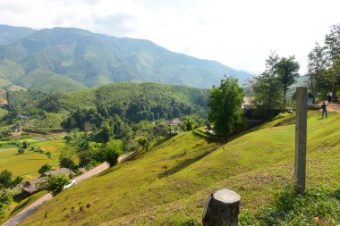 Nan Thailand December 26 2022 Sapan Village A village in the midst of a natural valley, good environment, a stream flows through the city.