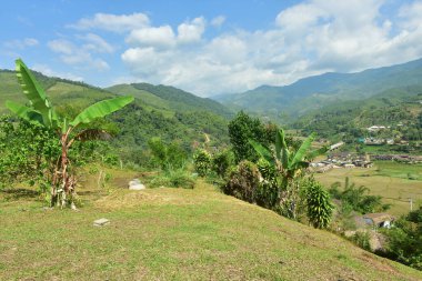 Nan Thailand December 26 2022 Sapan Village A village in the midst of a natural valley, good environment, a stream flows through the city.