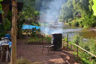 Nan Thailand December 26 2022 Sapan Village resort with luxury and convenience A village in the midst of a natural valley.