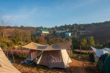 Phitsanulok Thailand January 25 2023 Rongkra village is located at Phitsanulok Province as the south of northern . Ban Rong Kla, Phu Hin Rong Kla National Park.