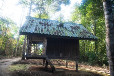Phitsanulok Thailand January 25 2023 Wat Pa Phuhin Rong kla, Ban Rong Kla, Phu Hin Rong Kla National Park.