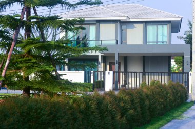 Rayong Tayland 22 Şubat 2023 Tanımlanamayan Lüks Ev Rayong Tayland zengini .