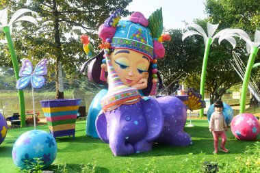 Chiang Rai Tayland 28 Aralık 2022 ASEAN Çiçek Festivali Chiang Rai 2022