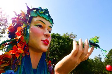 Chiang Rai Tayland 28 Aralık 2022 ASEAN Çiçek Festivali Chiang Rai 2022