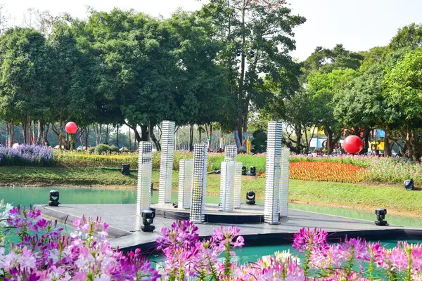 Chiang Rai Ταϊλάνδη Δεκέμβριος 2022 Asean Flower Festival Chiang Rai — Φωτογραφία Αρχείου