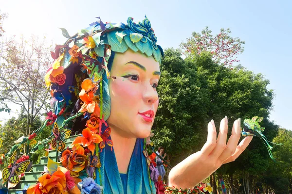 Chiang Rai Tayland 28 Aralık 2022 ASEAN Çiçek Festivali Chiang Rai 2022