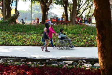 Chiang Rai Tayland 28 Aralık 2022 ASEAN Çiçek Festivali Chiang Rai 2022