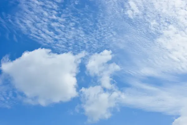 stock image Blue sky white cloud white background. Beautiful sky and clouds in the afternoon.