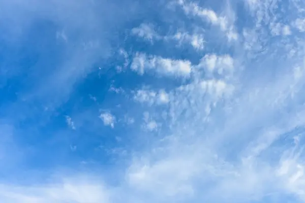 stock image Blue sky white cloud white background. Beautiful sky and clouds in the afternoon.