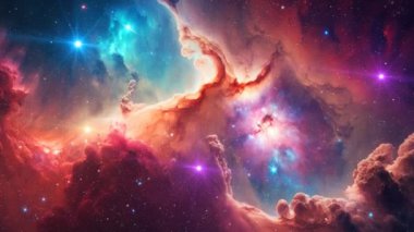 Derin uzayda büyük nebula