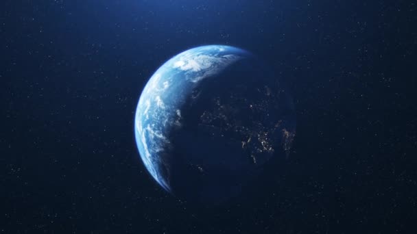 从深空看到的地球 — 图库视频影像