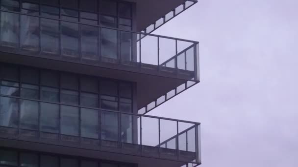 Edificio Vetro Toronto Condo Inverno — Video Stock