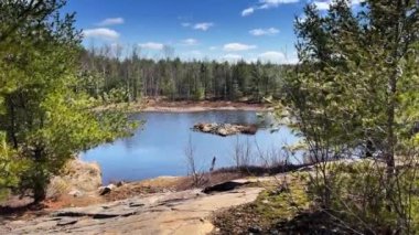 Doğa Kanada üzerinde tario Vahşi Orman Gölü