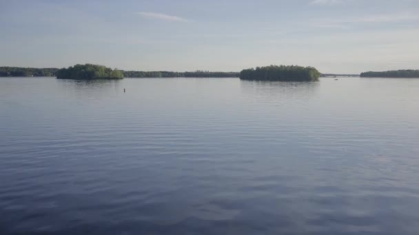 オンタリオ州の田舎湖夏 — ストック動画