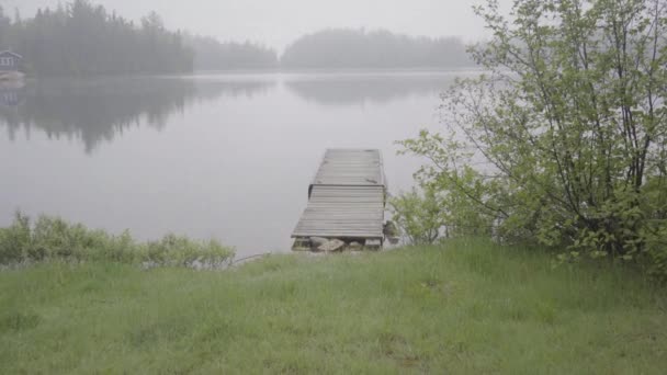 Ontario Campo Lago Verano — Vídeos de Stock