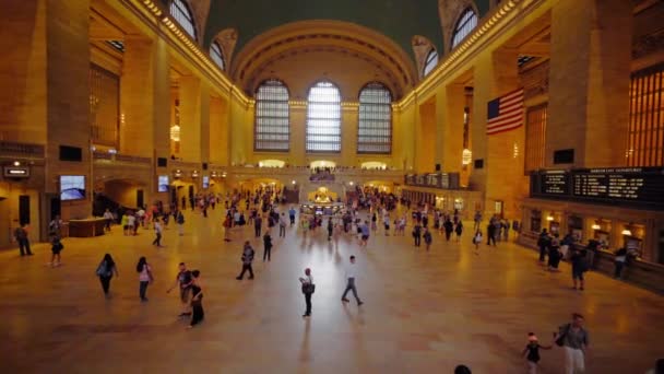 Nádraží Grand Central Station New Yorku — Stock video