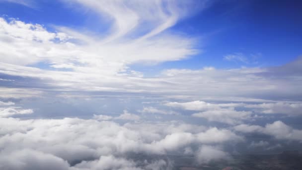 Imagens Nuvens Céu Durante Dia Verão — Vídeo de Stock