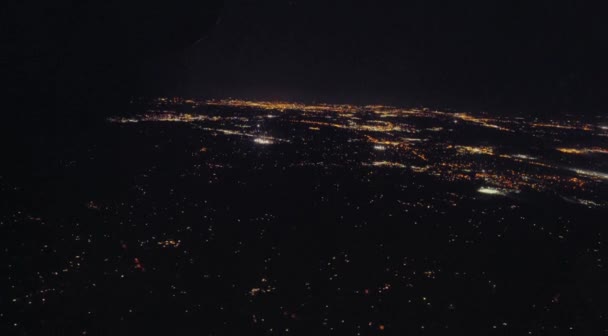 Washington Vue Aérienne Pendant Nuit — Video