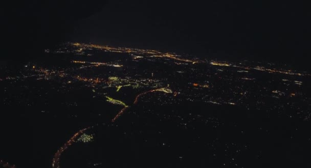 Вигляд Повітря Вашингтоні Вночі — стокове відео