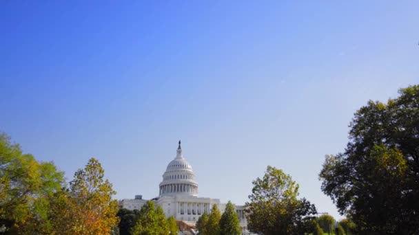Güneşli Bir Günde Washington Capitol Hill Video Çekimi — Stok video