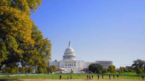 Güneşli Bir Günde Washington Capitol Hill Video Çekimi — Stok video