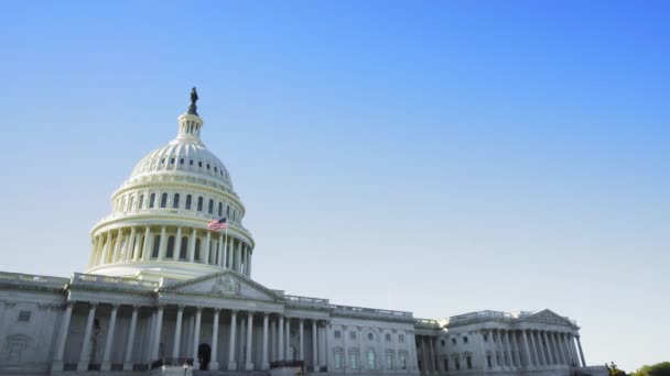 Video Inspelad Washington Oss Capitol Hill Tak — Stockvideo