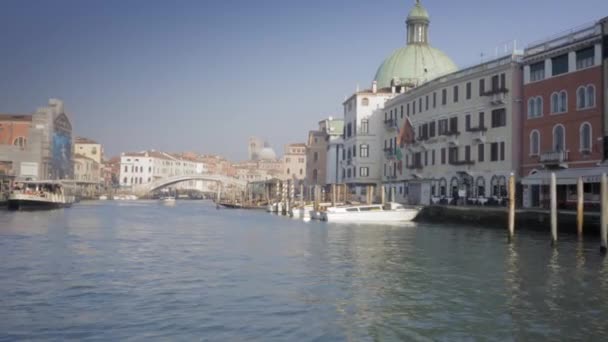 ヴェネツィアの美しい景色 冬のイタリア — ストック動画