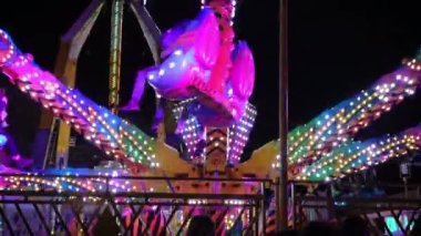 eğlence parkında eğlenceli sahip insanlar