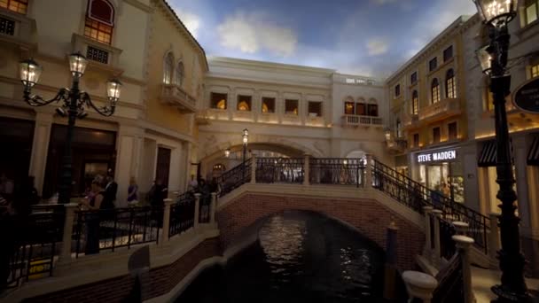 Las Vegas Nevada Las Vegas Venice Hotel Entertainment Capital World — Αρχείο Βίντεο