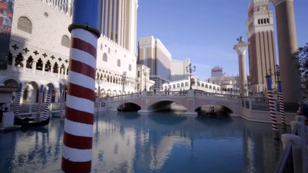 Las Vegas Nevada Las Vegas Venice Hotel Entertainment Capital World — Vídeos de Stock