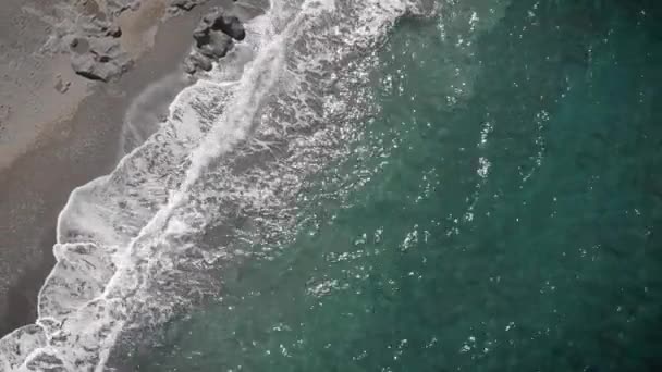 Widok Powietrza Plażę Ligres Kreta Grecja — Wideo stockowe