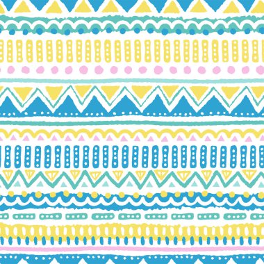 El çizimi soyut, pürüzsüz desen, etnik geçmiş, Afrika tarzı - tekstil, pankart, duvar kağıtları, ambalaj - vektör tasarımı için harika