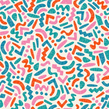 El çizimi soyut, pürüzsüz desen, etnik geçmiş, basit tarz - tekstil, afiş, duvar kağıtları, ambalaj - vektör tasarımı için harika