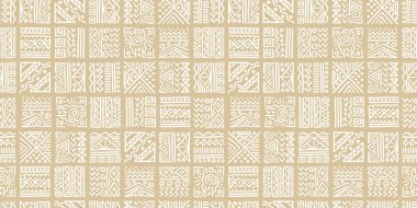 El çizimi soyut, pürüzsüz desen, etnik geçmiş, Afrika tarzı - tekstil, pankart, duvar kağıtları, ambalaj - vektör tasarımı için harika