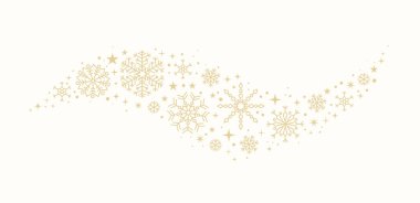 Güzel kar taneleri, narin kış arkaplanı, tekstil, pankart, duvar kağıdı, ambalaj - vektör tasarımı için harika.