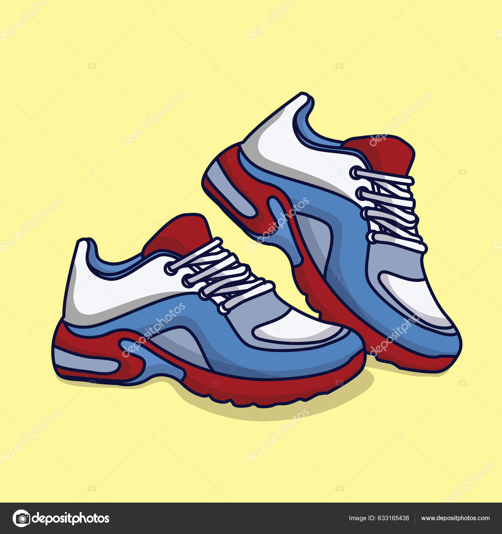 Nike shoes imágenes de stock de arte vectorial | Depositphotos