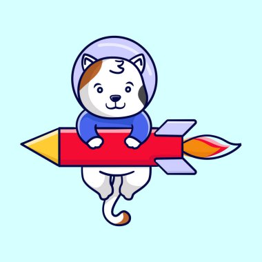 Festival parti temalı şirin kedi. Yeni yıl, doğum günü ya da diğer parti davetiye kartı ya da afiş için uygun.